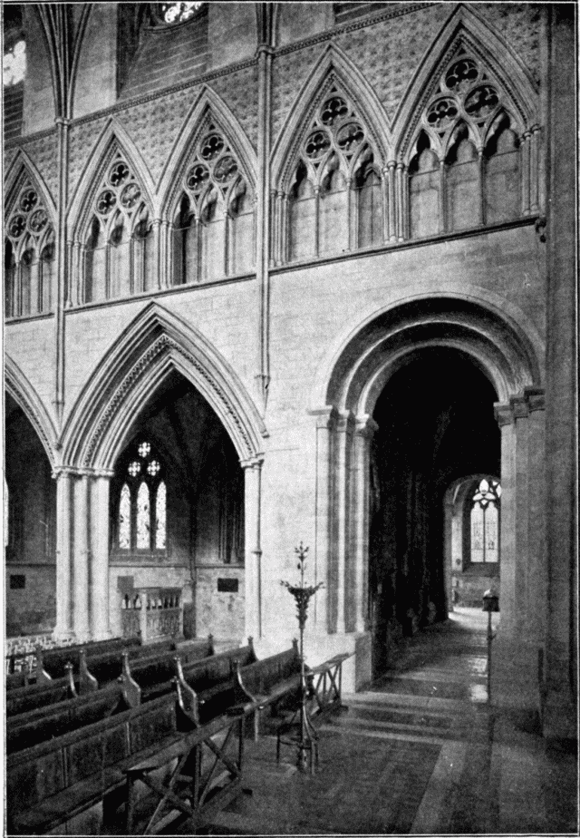 Illustration: THE NORTH TRANSEPT.