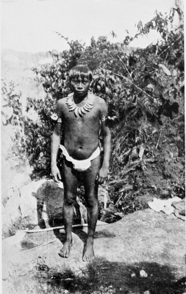 A HUITOTO INDIAN RUBBER GATHERER.

[To face p. 152.