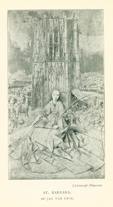 ST. BARBARA. BY JAN VAN EYCK.