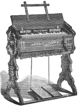 organ with pedals