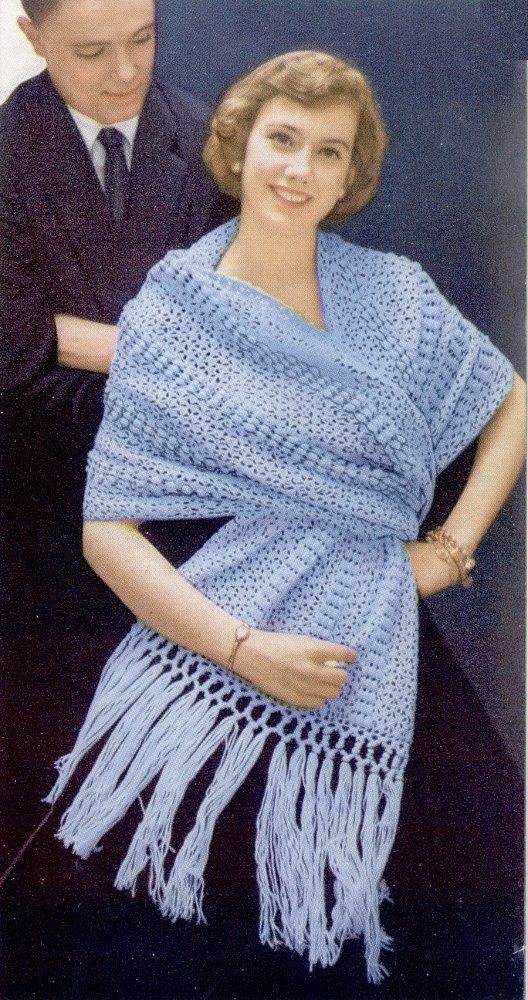 Woman wearing Concerto stole