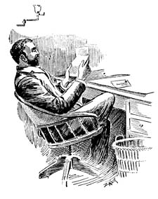 Man reading a letter